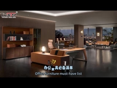 Bàn làm việc kiểu dáng hiện đại Hình chữ L Bàn điều hành sang trọng cho nội thất văn phòng