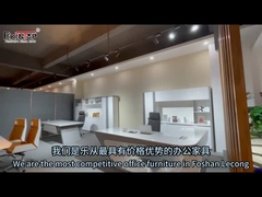 Bàn máy tính điều hành hiện đại, Bàn viết đồ nội thất văn phòng 2400x2055x750mm