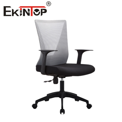 Phong cách phổ biến Ghế lưới lưng trung đơn giản Ghế xoay lưới đầy đủ giá rẻ Ghế văn phòng lưng lưới