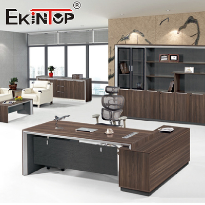 Nội thất bàn văn phòng cổ điển Bàn điều hành Boss cho nội thất văn phòng