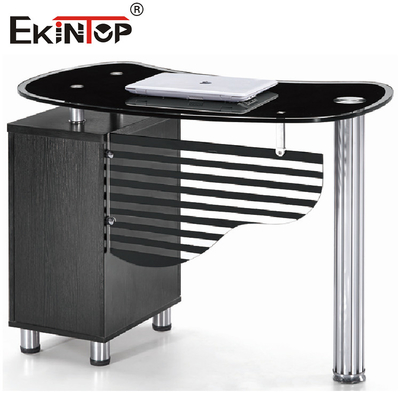 Chiếc bàn kính nhỏ sang trọng Với tủ lưu trữ