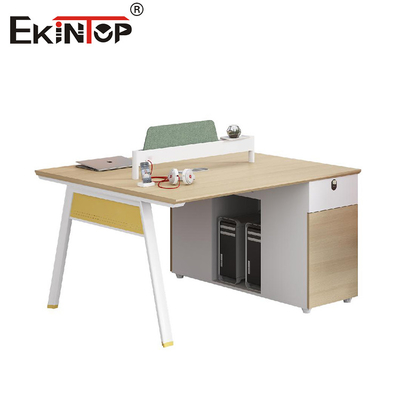 Văn phòng kiểu công nghiệp Bàn văn phòng với tủ lưu trữ