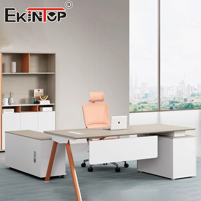 Bàn văn phòng hiện đại Bàn văn phòng điều hành Ergonomic Bàn văn phòng gỗ Đồ nội thất bàn mô-đun
