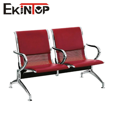 Khung thép 2 chỗ ngồi Ghế chờ bền, thoải mái cho phòng chờ ở sảnh