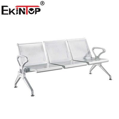 3 chỗ ngồi Khung thép Ghế chờ công cộng Thoải mái cho Ga Tàu điện ngầm Xe buýt