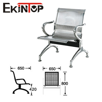 Ghế tiếp tân bằng thép Ekintop Ghế đơn cho phòng chờ thẩm mỹ viện