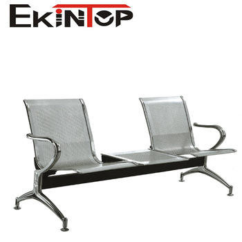 Ghế chờ 2 chỗ ngồi Chất liệu da tổng hợp bằng thép cho bệnh viện OEM ODM