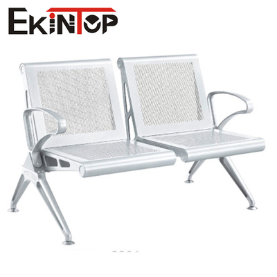 Ghế chờ 2 chỗ ngồi Chất liệu da tổng hợp bằng thép cho bệnh viện OEM ODM