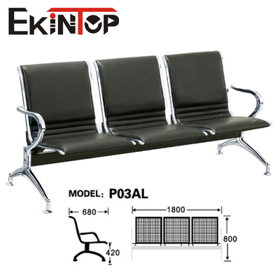 Ghế thép bền hiện đại cho phòng chờ Bệnh viện 3 chỗ ngồi ODM