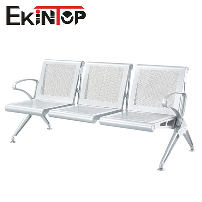 Ghế sân bay công cộng bằng thép không gỉ, Ghế tiếp tân 3 chỗ ngồi cho phòng chờ