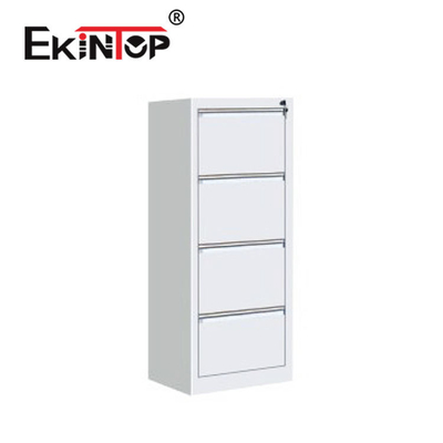 Tủ đựng hồ sơ 3 ngăn kéo bằng thép trắng có thể khóa được chống thấm nước cho văn phòng
