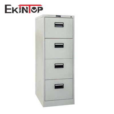 Tủ văn phòng 4 ngăn kéo bằng thép cán nguội, Tủ đựng hồ sơ bằng kim loại OEM không mùi