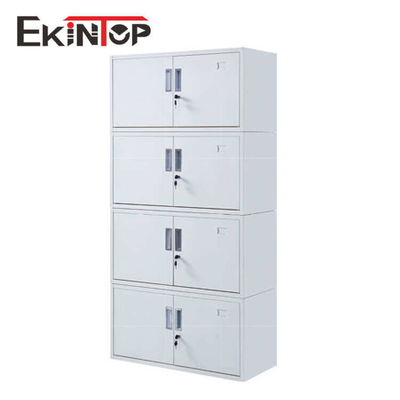 Tủ văn phòng 4 ngăn kéo bằng thép cán nguội, Tủ đựng hồ sơ bằng kim loại OEM không mùi