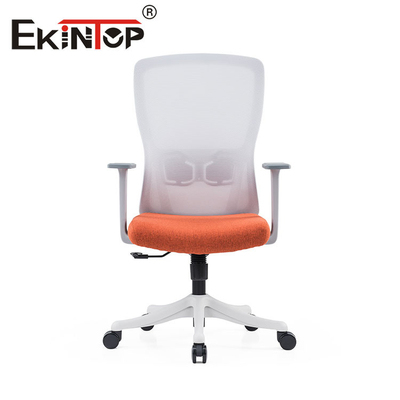 Ghế văn phòng thoải mái công thái học Đế nylon có tay vịn lật lên