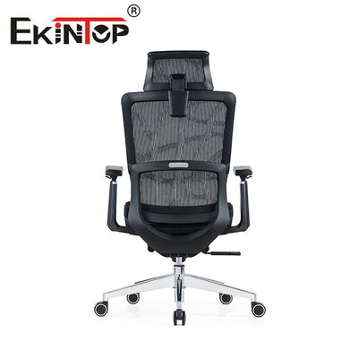 Ghế văn phòng xoay tiện dụng toàn lưới màu đen với chất liệu nylon