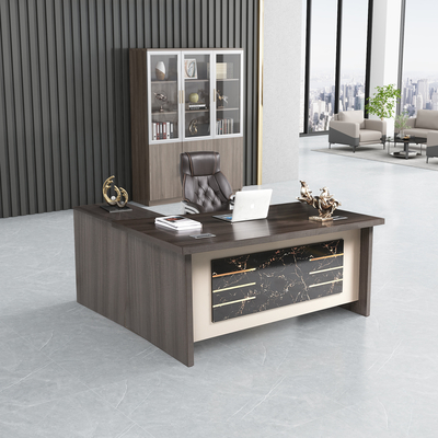 Kiểu văn phòng CEO lâu bền Melamine gỗ rắn