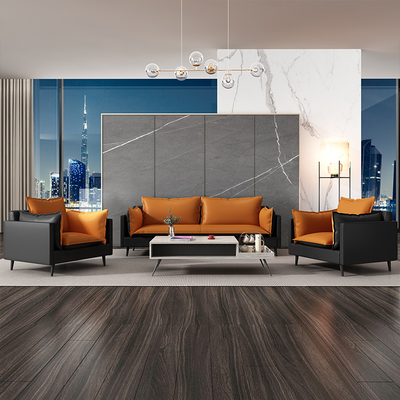 Ghế sofa văn phòng điều hành bằng da PU cho Phòng khách Phòng chờ Đa năng
