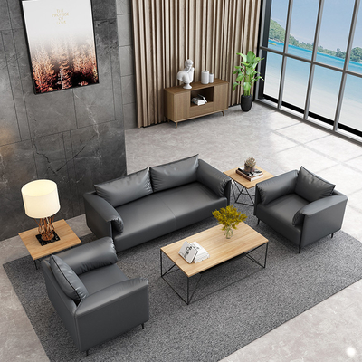 Ghế sofa chờ bằng da giải trí cho trường học văn phòng ODM đa chức năng