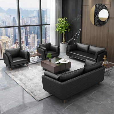 Sofa văn phòng hiện đại Bắc Âu Chất liệu len lông cừu có thể mở rộng có thể chuyển đổi