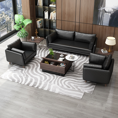 Sofa văn phòng hiện đại Bắc Âu Chất liệu len lông cừu có thể mở rộng có thể chuyển đổi