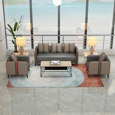 Nội thất sofa văn phòng thương mại Ekintop Chất liệu da tổng hợp đa năng