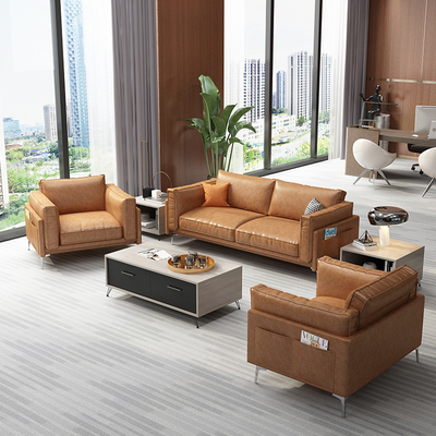 Ghế sofa hiện đại thoải mái hiện đại cho lễ tân văn phòng Chất liệu vải OEM