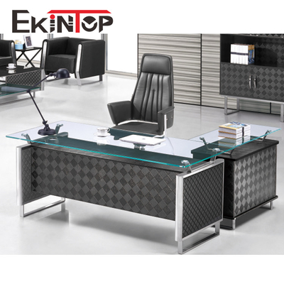 Văn phòng Chấp hành, quản lý Bàn kính có thể chuyển đổi Phong cách hiện đại đa chức năng ODM