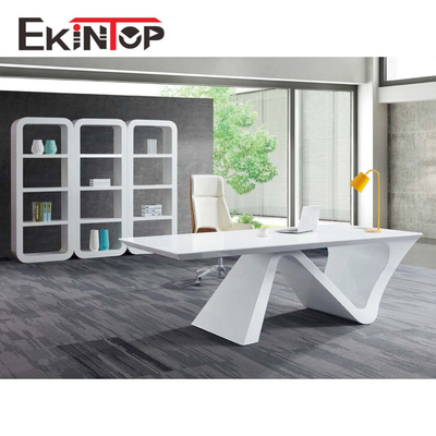 Bàn máy tính điều hành hiện đại, Bàn viết nội thất văn phòng 2400x2055x750mm