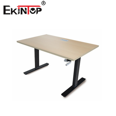 Bàn làm việc hiện đại có thể điều chỉnh độ cao bằng điện Vật liệu kim loại cho văn phòng