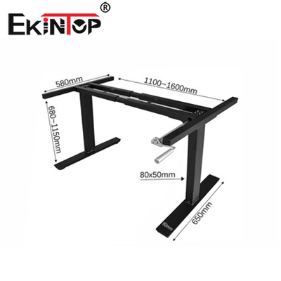 Bàn làm việc hiện đại có thể điều chỉnh độ cao bằng điện Vật liệu kim loại cho văn phòng