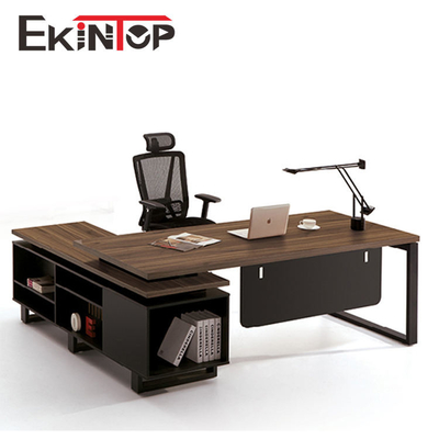 Văn phòng làm việc hiện đại Bàn văn phòng điều hành Chất liệu MDF cho Giám đốc điều hành