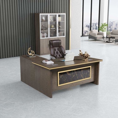 Hình dạng L Bàn phong cách hiện đại Chất liệu bảng Melamine cho văn phòng ODM