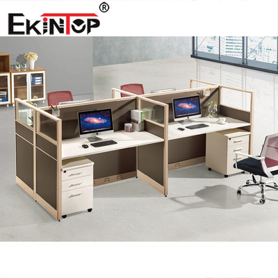 Máy trạm làm việc văn phòng 4 người hiện đại đa chức năng cho hội thảo trường học