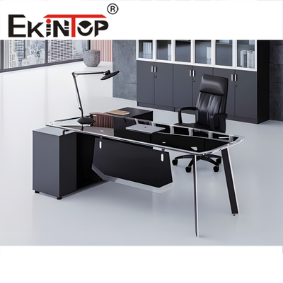 Bàn kính cường lực văn phòng hiện đại Bàn kính hình chữ nhật lớn SGS