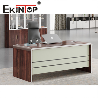 Bàn sang trọng Boss Bàn làm việc theo phong cách công nghiệp Loft Bàn văn phòng điều hành 1600W * 800D * 760mm