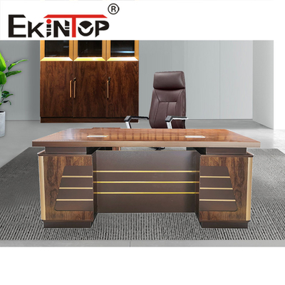 Hình dạng L Phong cách cổ điển Bộ đồ nội thất văn phòng điều hành hiện đại Bàn quản lý hiện đại