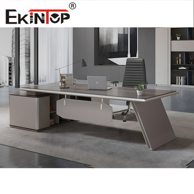 SGS Bàn văn phòng hình chữ L hiện đại Chống nước Chân côn