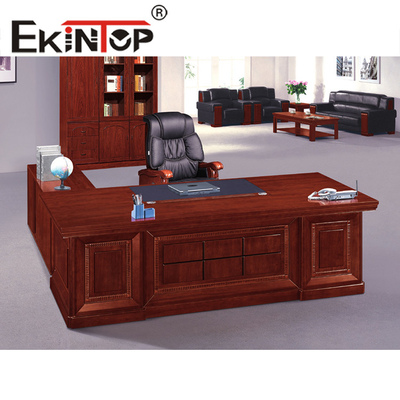 Gỗ Veneer Bàn văn phòng điều hành hàng đầu cho Giám đốc quản lý Sếp