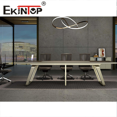 Walnut 4m 5m Bàn họp văn phòng 10 người Phòng họp