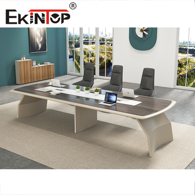 Nội thất văn phòng thương mại bằng gỗ tùy chỉnh Bàn họp Bàn họp