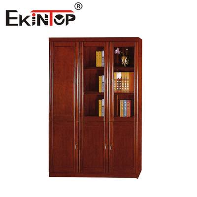 Tủ hồ sơ gắn trên sàn văn phòng Tủ sách phong cách Trung Quốc hiện đại Dán gỗ