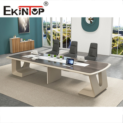 Bàn họp văn phòng hiện đại MDF Woden Bàn họp MT-54-1 2,4m