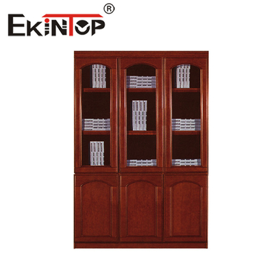 Tủ sách văn phòng Tủ hồ sơ bằng gỗ Tủ trưng bày lưu trữ sơn veneer