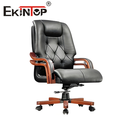 Massage Black Executive Ghế da xoay Giám đốc điều hành Văn phòng Chủ tịch