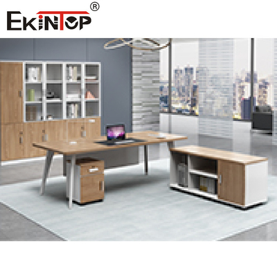 CEO Boss Bàn làm việc phong cách hiện đại Bộ bàn ghế văn phòng Bàn làm việc văn phòng điều hành