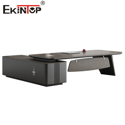 Bàn mở rộng phong cách hiện đại hình chữ L Bàn làm việc bằng gỗ MDF Tranh