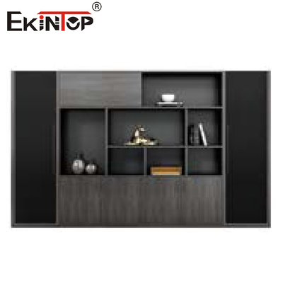 Bộ Bàn Văn Phòng Hình Chữ L Và Tủ Hồ Sơ Phong Cách Hiện Đại Cho Nội Thất Văn Phòng