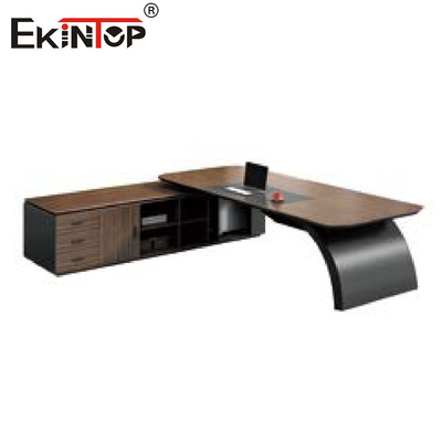 Bộ đồ nội thất văn phòng bằng gỗ nguyên khối tùy chỉnh Bộ tủ hồ sơ bàn theo phong cách hiện đại