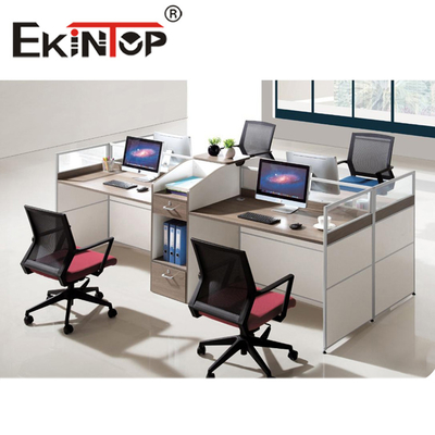 Bàn làm việc văn phòng 2/4/6/8 chỗ ngồi Nhà sản xuất nội thất văn phòng mô-đun