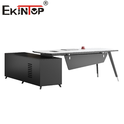 Nội thất văn phòng Bàn làm việc theo phong cách hiện đại Ghế có đường viền Hình chữ L Bàn văn phòng điều hành